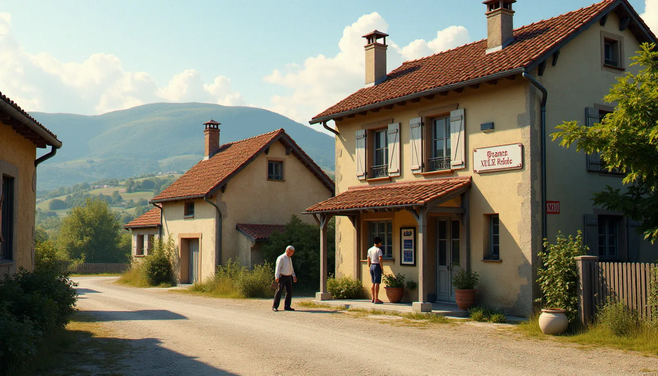 Espace France Services dans un village rural français, illustrant l'accès aux services publics en territoire isolé