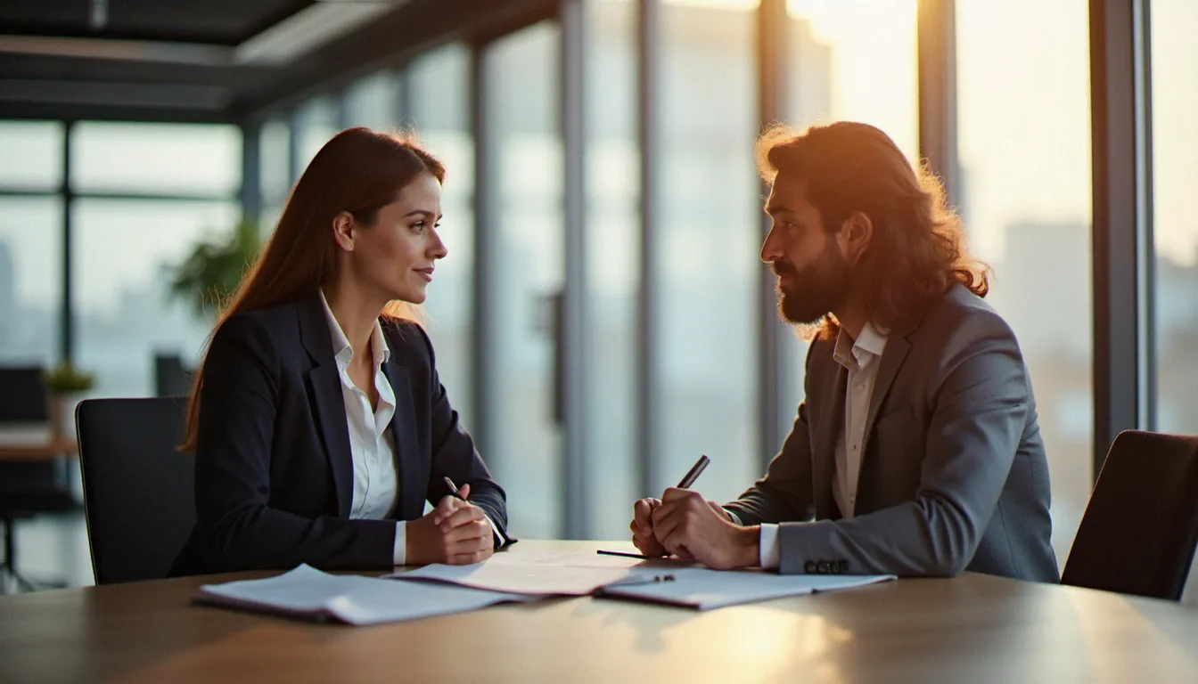 Conseiller France Travail accompagnant un demandeur d'emploi lors d'un entretien personnalisé sur les services France Travail disponibles